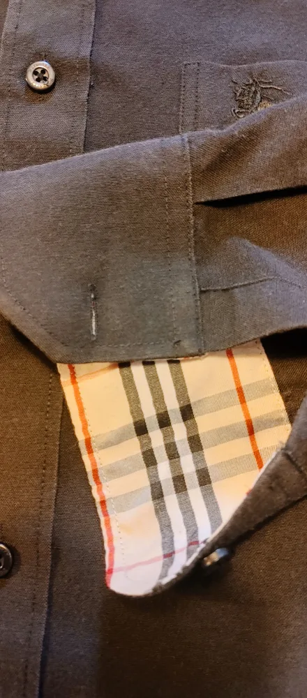 Burberry Black Button-Up Shirt image indicator(4)