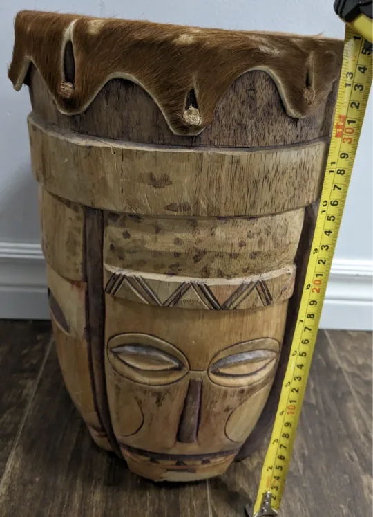 wooden drum mask & Wall art thumbnail