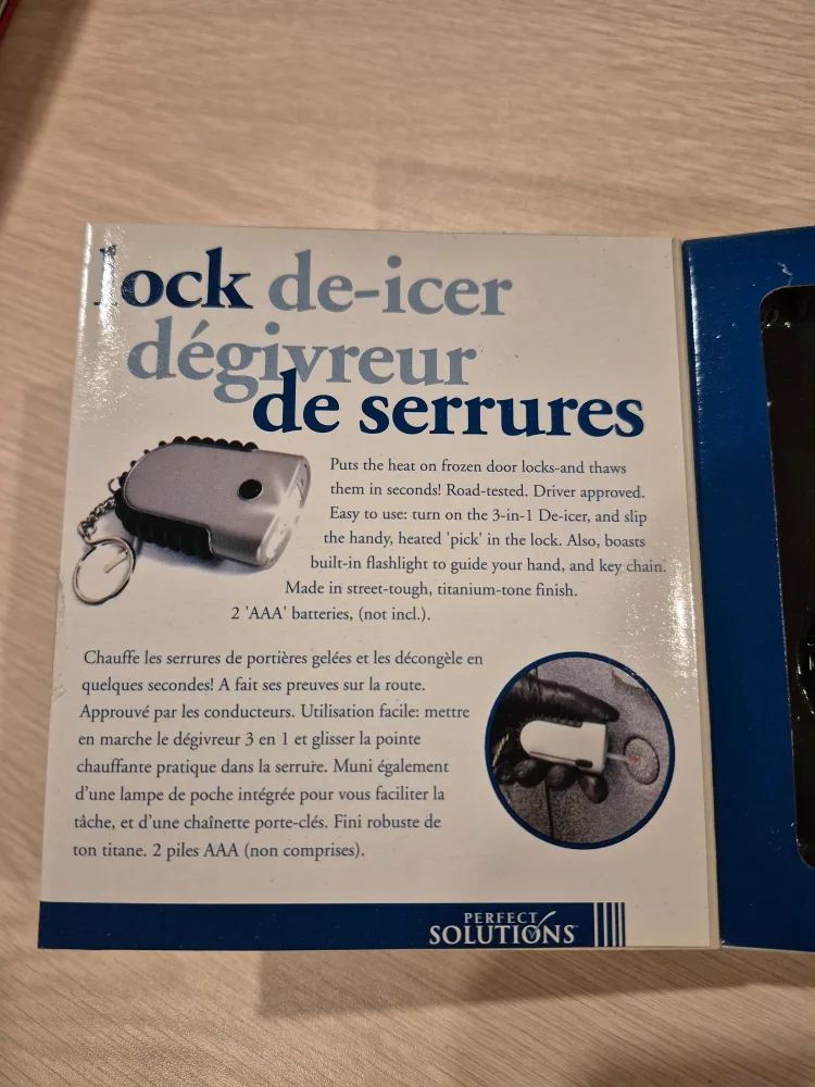 Lock De-Icer Key Chain image indicator(2)