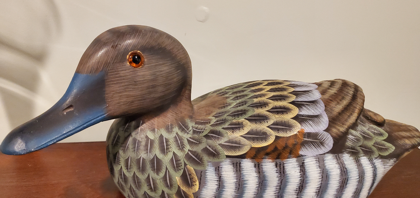 Duck sculpture hand painted circa 86 - photo 4