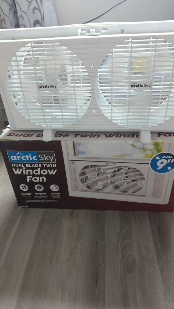 Arctic Sky Dual Blade Twin Window Fan image indicator(2)