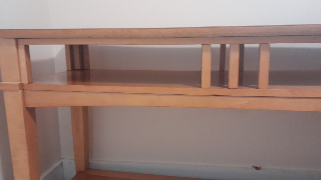 tv stand or wooden stand table . - photo 2