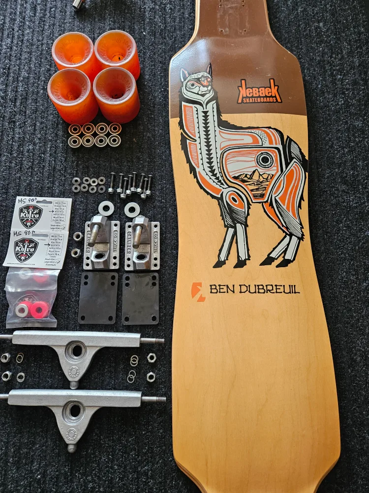 (LIKE NEW) Kebbek Ben Dubreuil longboard image indicator(10)