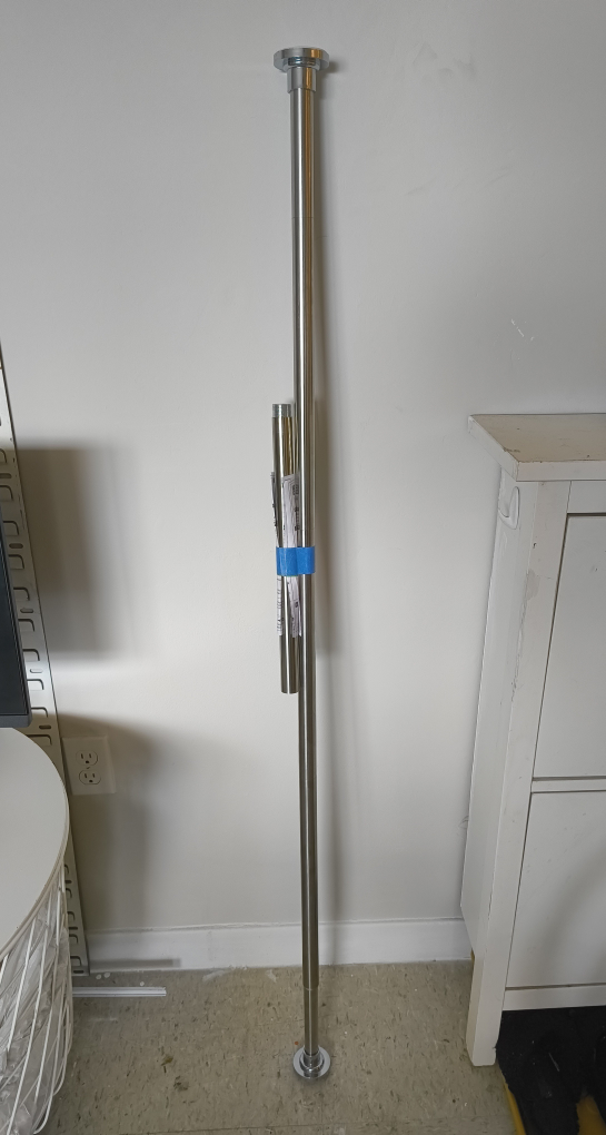 🥕 Chrome shower rod - photo 2