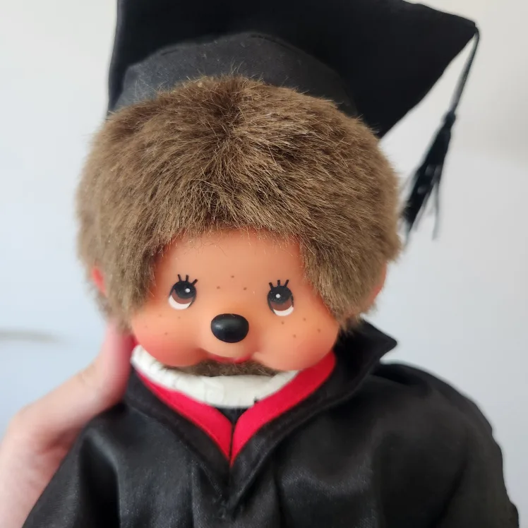 Vintage Monchhichi Graduation Doll image indicator(2)