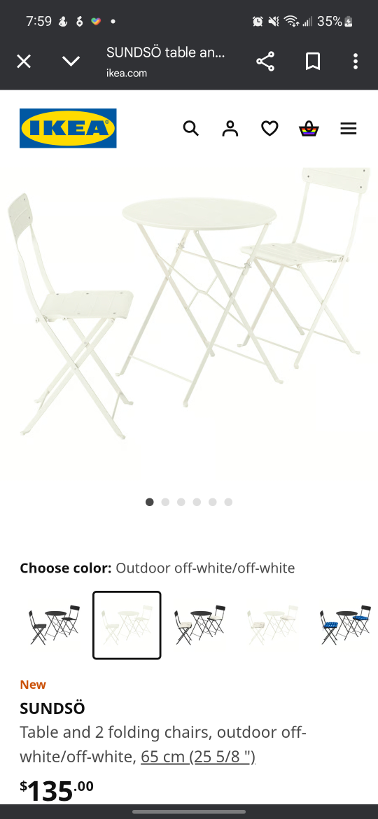 Ikea SUNDSÖ patio furniture 🥕 - photo 4