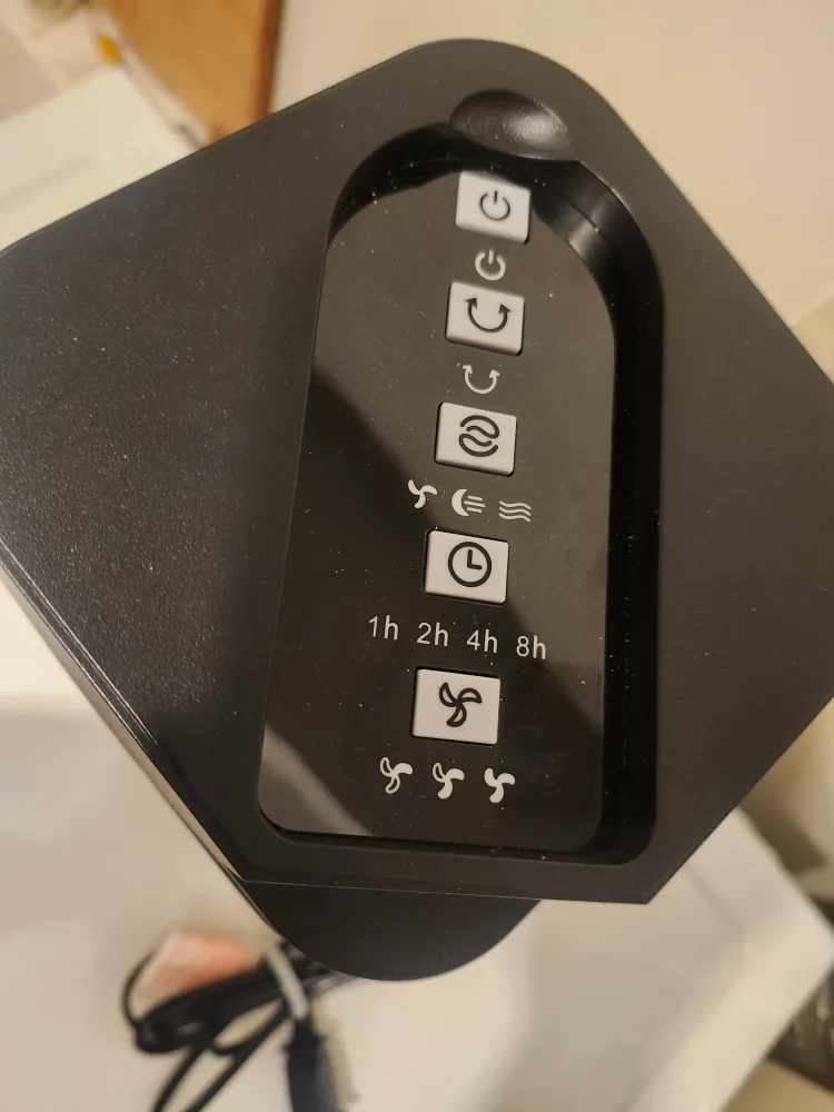 Black Table Fan without remote thumbnail