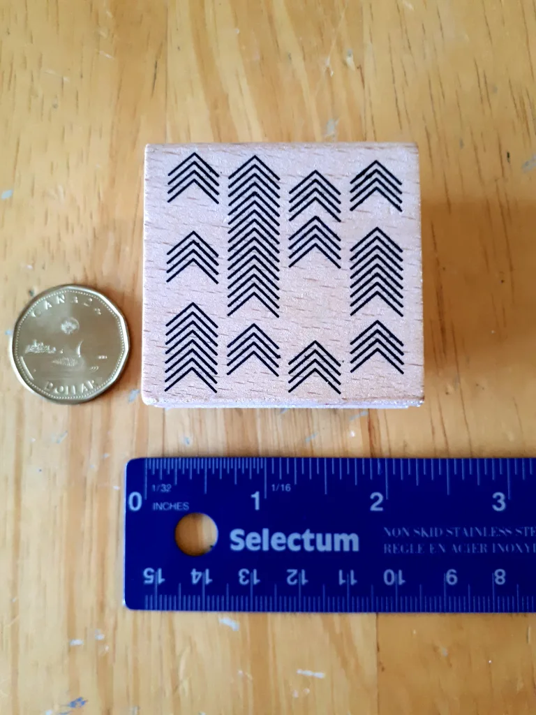Rubber Stamp: Chevrons / Arrows design image indicator(3)
