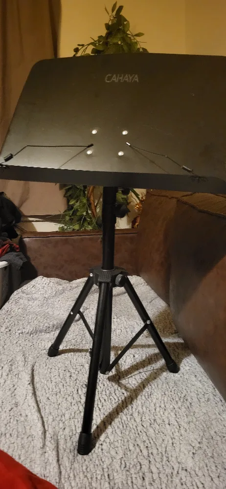 CAHAYA Music Stand - Black image indicator(3)