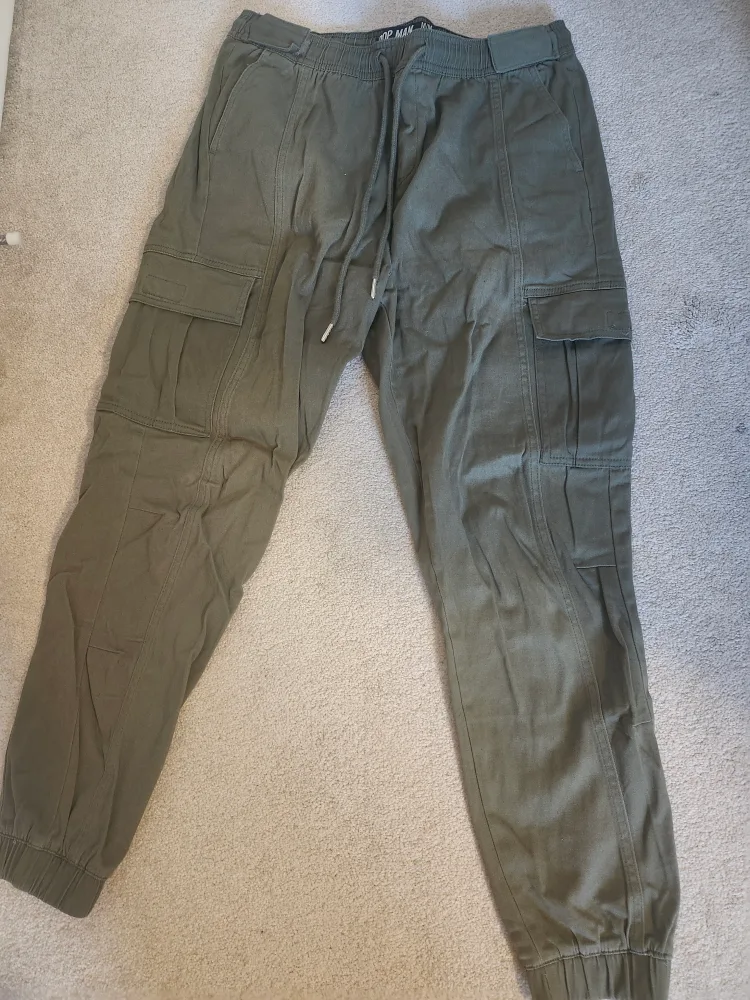 Topman Olive Green Cargo Joggers thumbnail