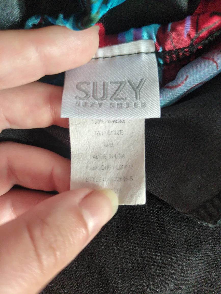 Suzy Shier Floral Halter Dress/Top - Size M image indicator(2)