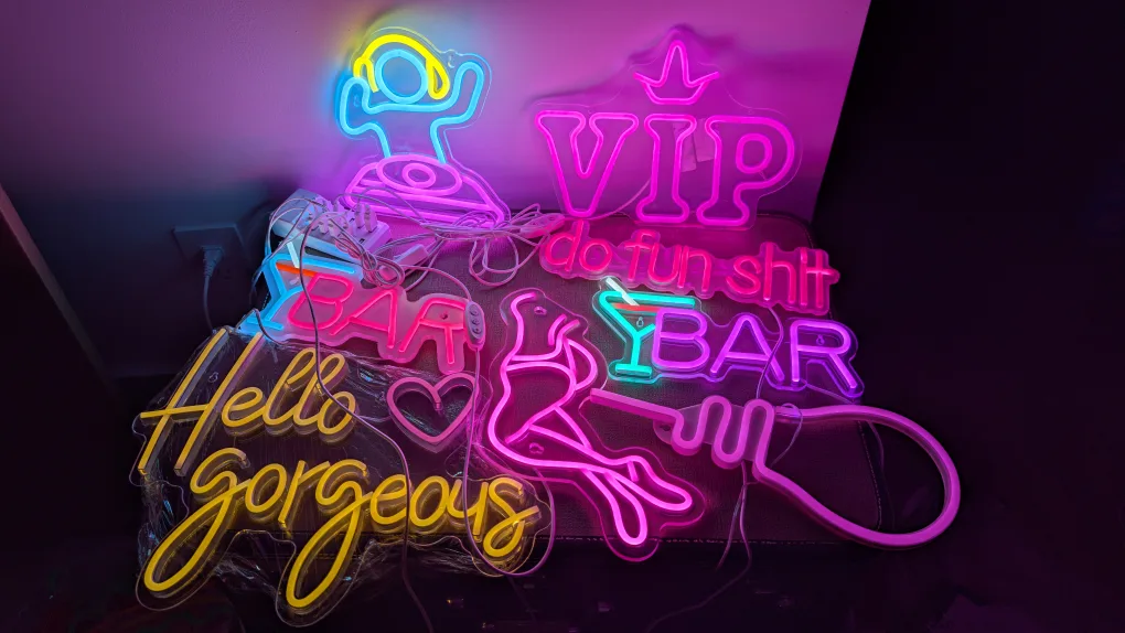 Neon Signs - Bar, VIP, Hello Gorgeous thumbnail