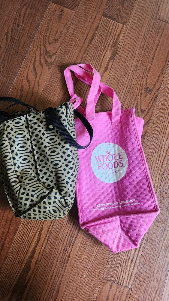 Whole Foods Market Pink Cooler Bags #freecycle thumbnail