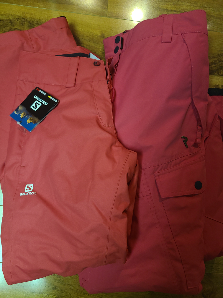 Salomon Red Snow Pants