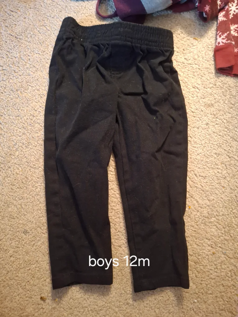 Boys' Black Pants - 12 Months thumbnail
