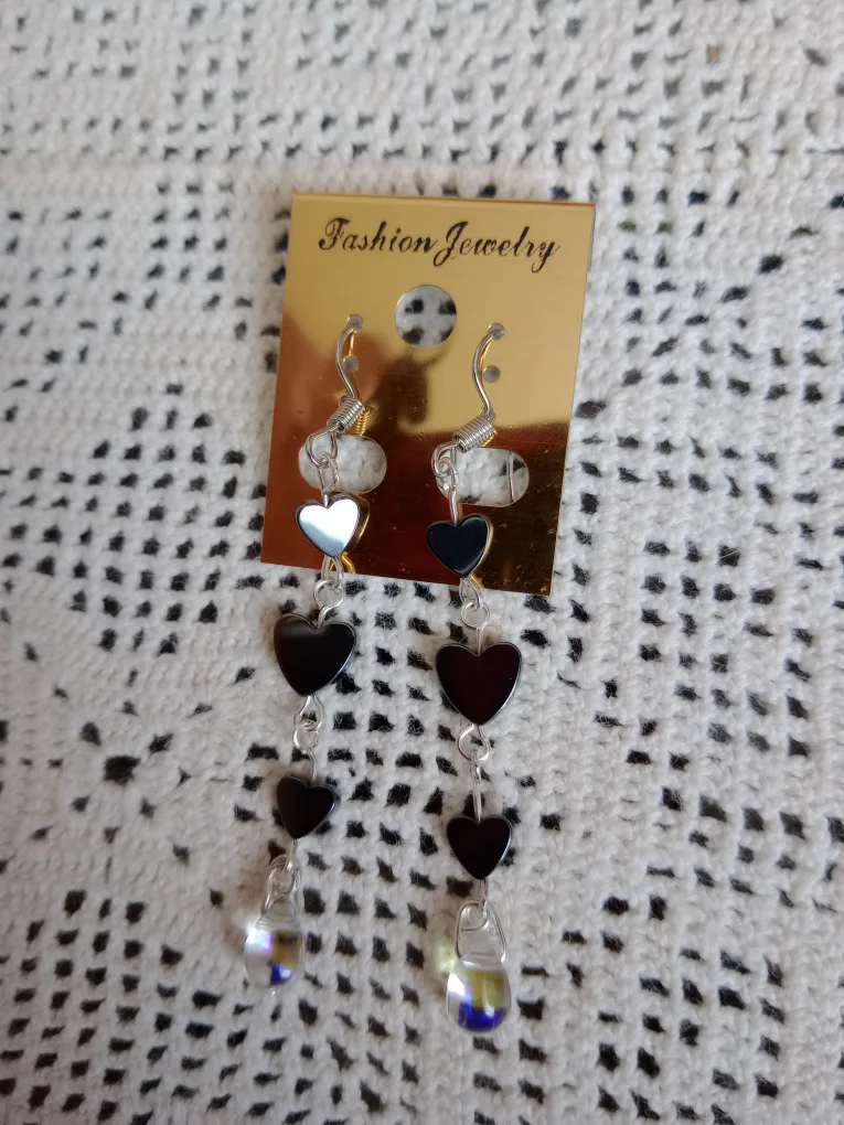 Heart Drop Earrings thumbnail