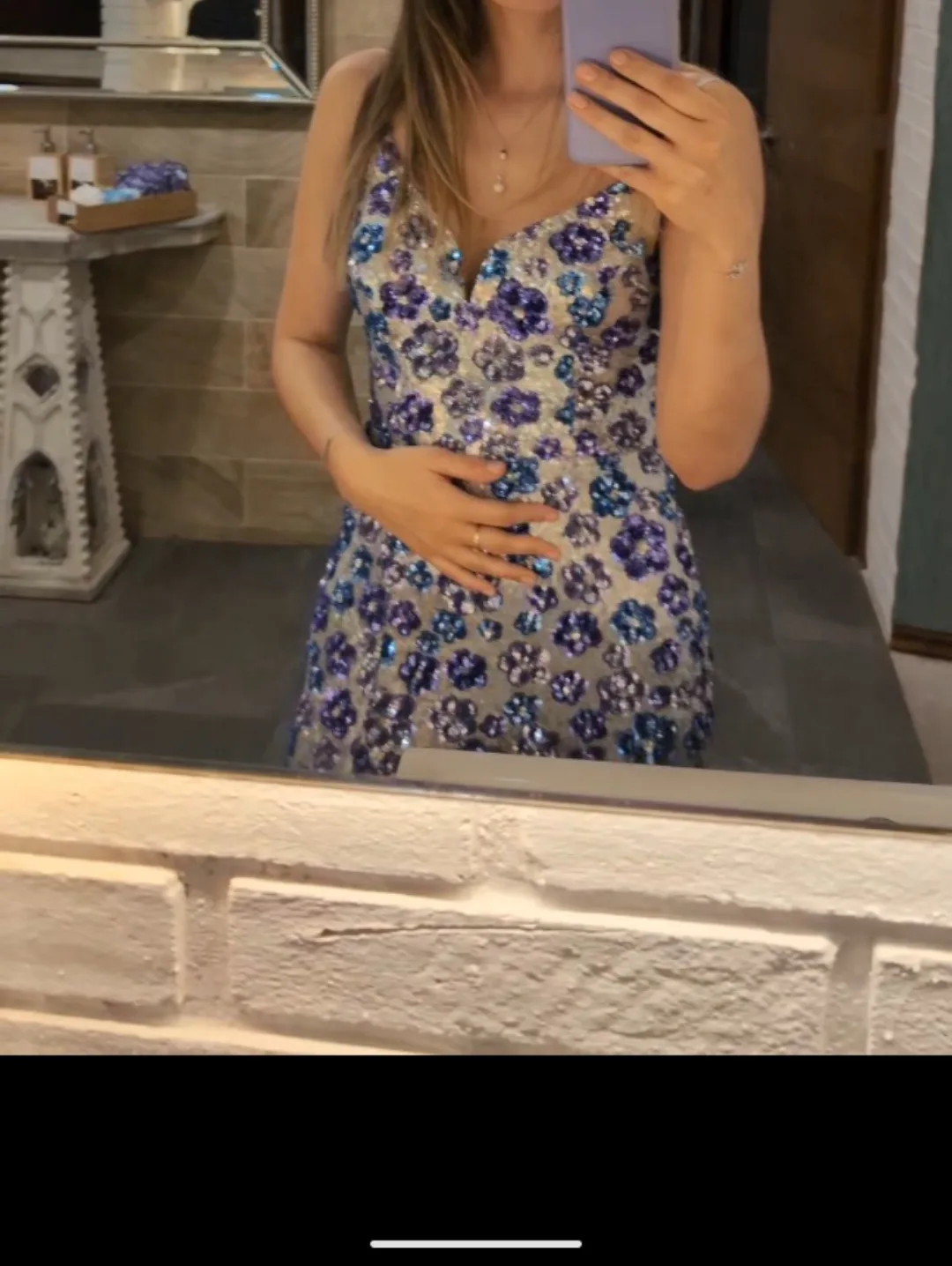 Embellished Sequin Gown thumbnail