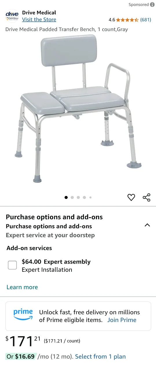 Medical Shower Transfer Bench image indicator(2)
