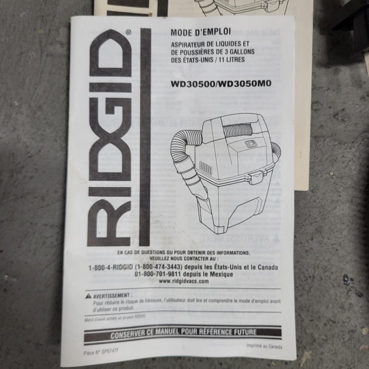 RIDGID Portable Wet/Dry Vacuum - photo 4