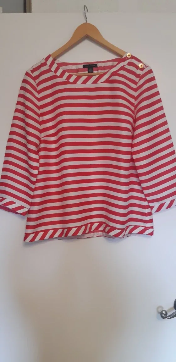 Tommy Hilfiger Striped Blouse - Size L thumbnail