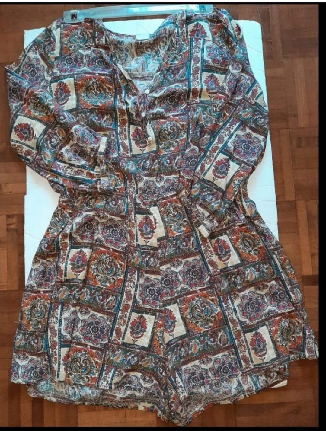 Floral Print Romper thumbnail