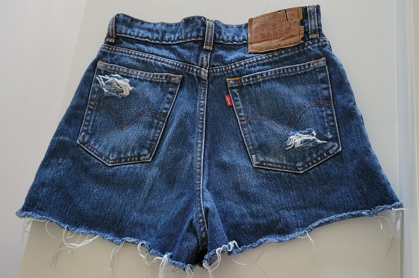 Levi's Denim Shorts - Distressed - photo 2