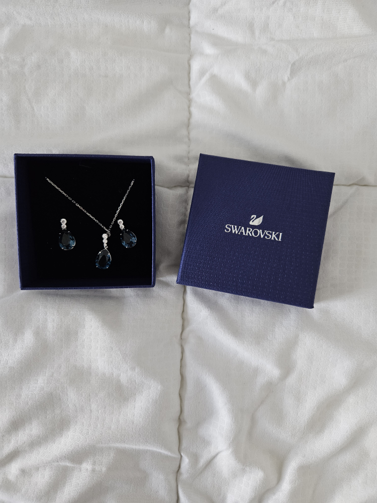 Swarovski Necklace and Earring Set