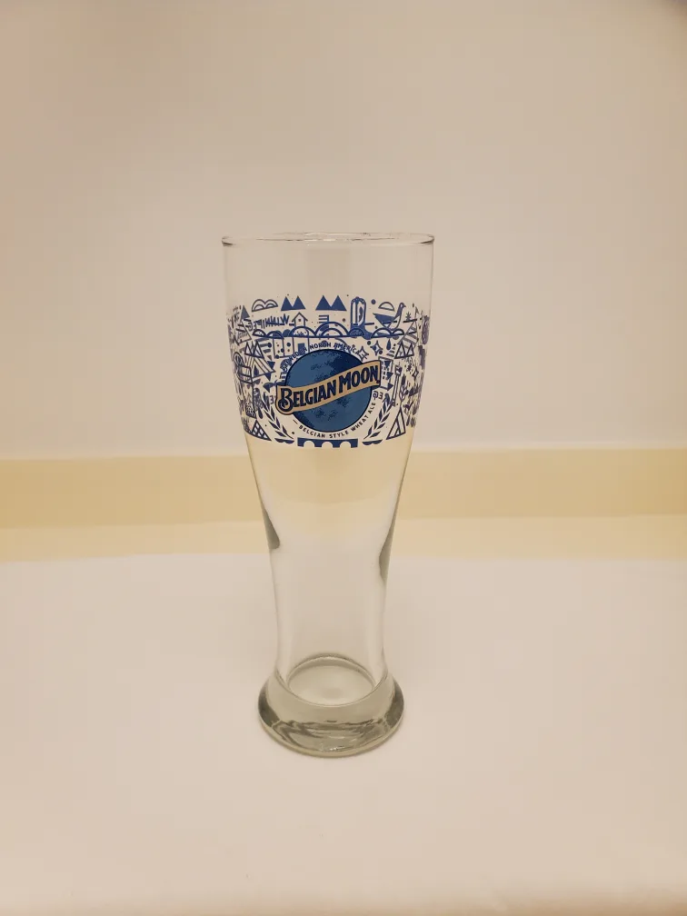 💚 Belgian Moon Beer Glass 🥕 thumbnail