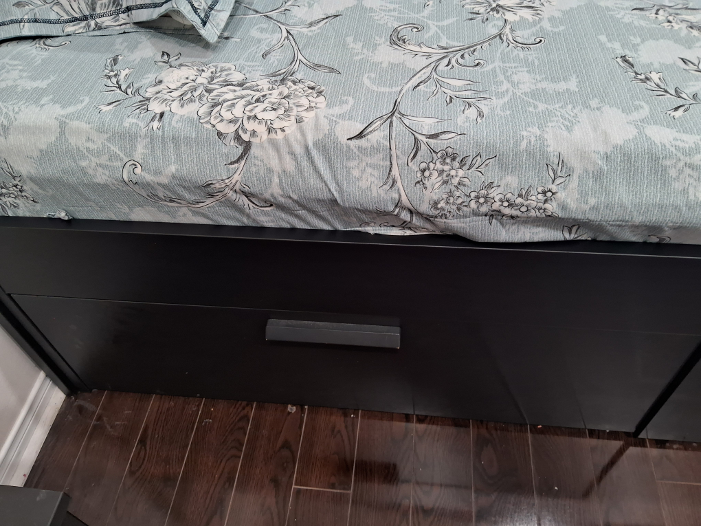 IKEA Brimnes Bed Frame with Under Bed Storage - photo 2