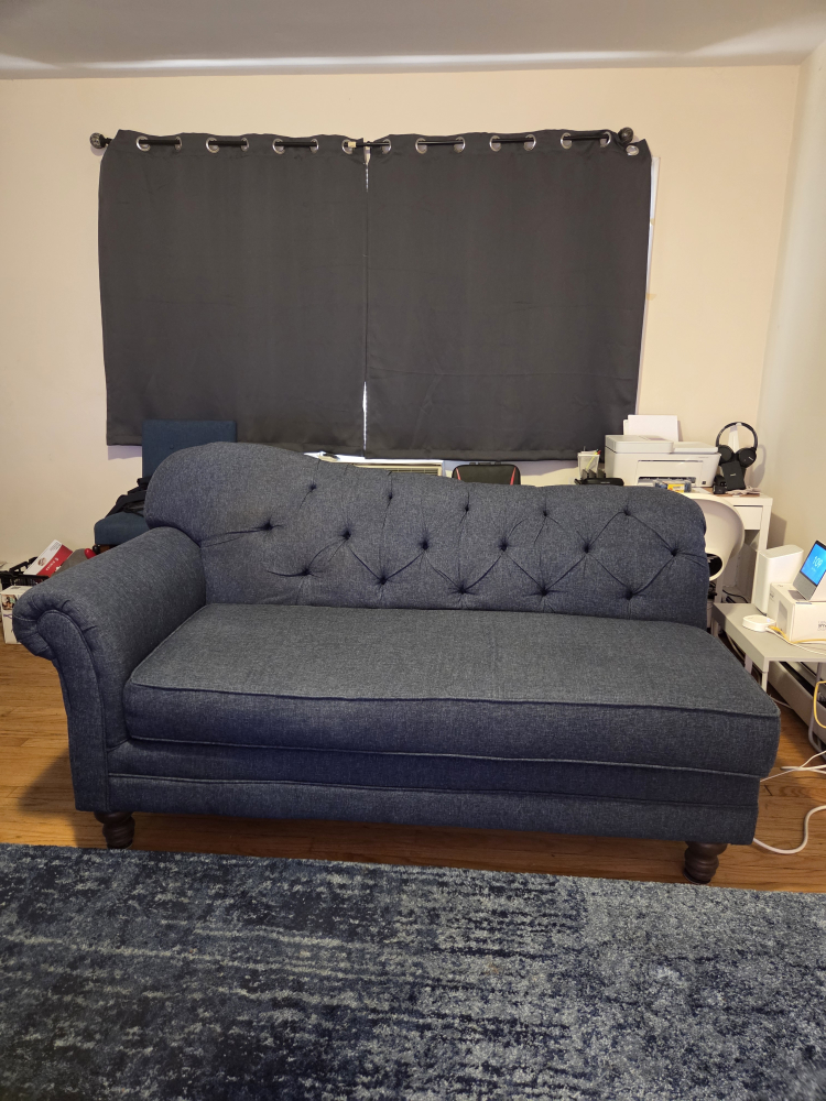 Blue Chaise Lounge