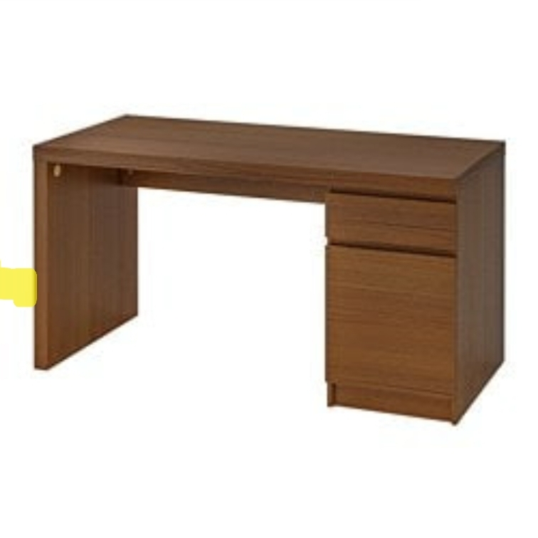 Wooden Desk With Drawers - photo 2