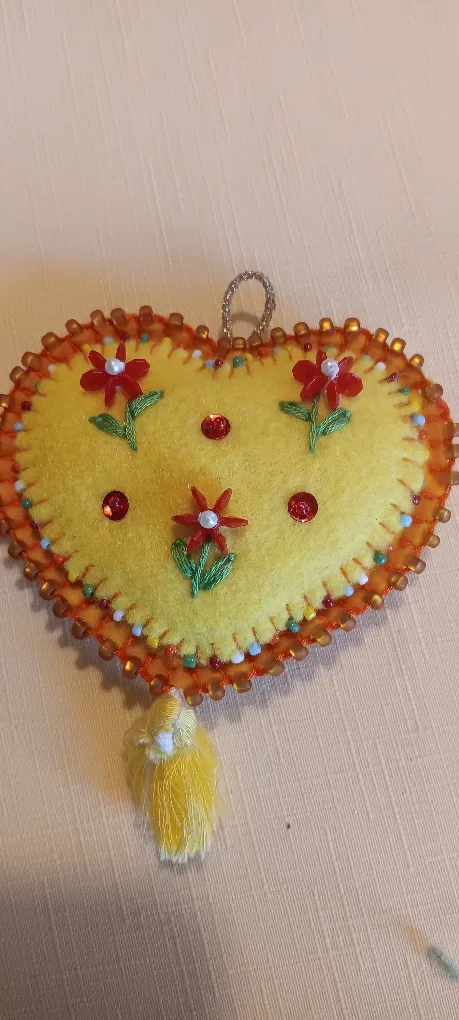 Handmade Heart Ornaments thumbnail