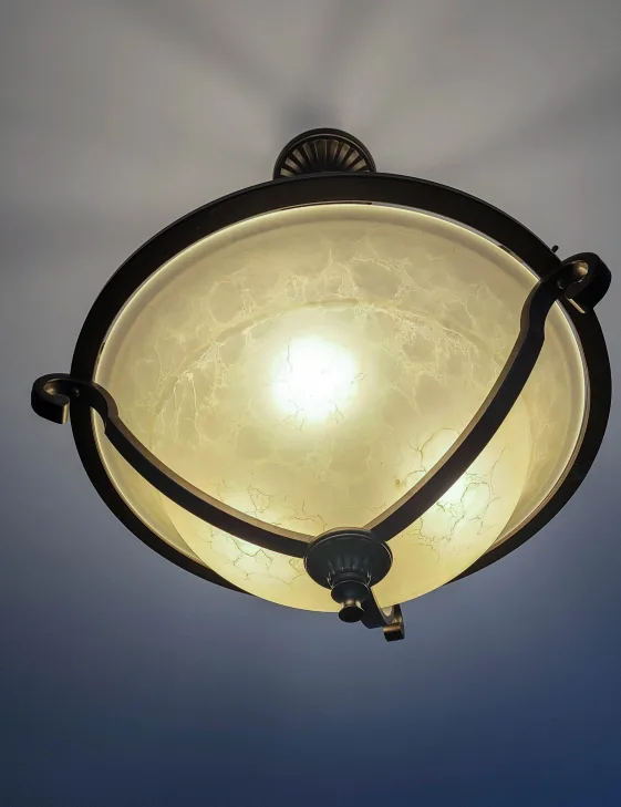 Bowl-Shaped Hanging Ceiling Light Fixture image indicator(5)