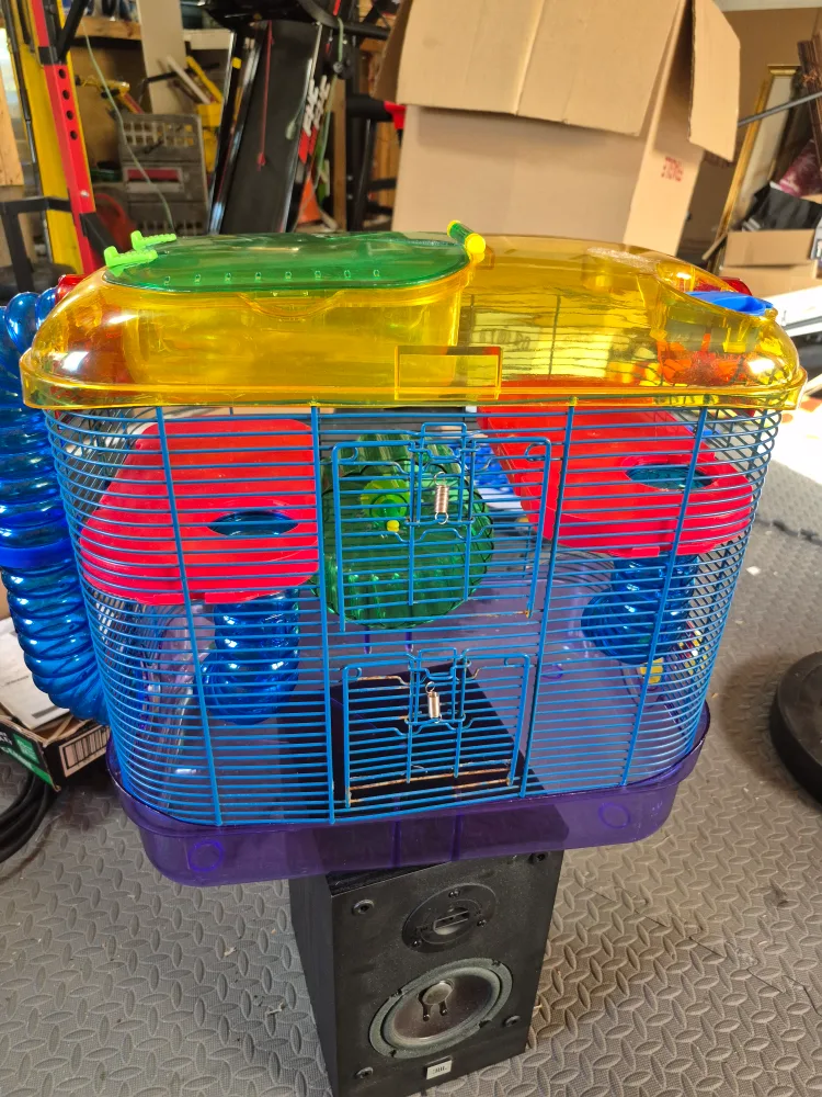 Hamster Cage - colourful and fun! thumbnail