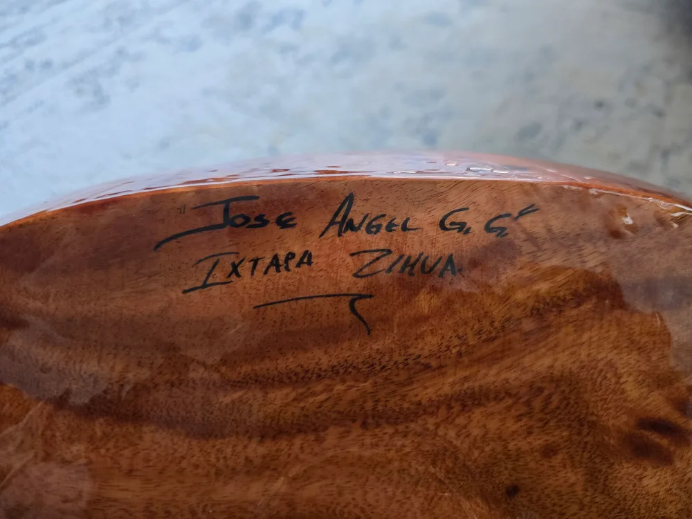 Hand Carved Wooden Tray - Jose Angel G. G. image indicator(2)
