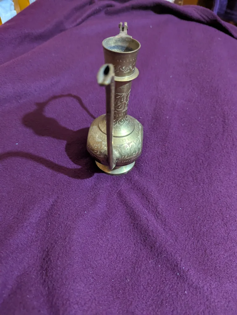 Vintage Brass Pitcher image indicator(3)
