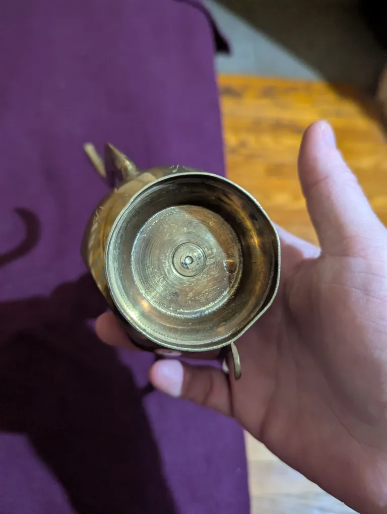 Vintage Brass Pitcher image indicator(5)