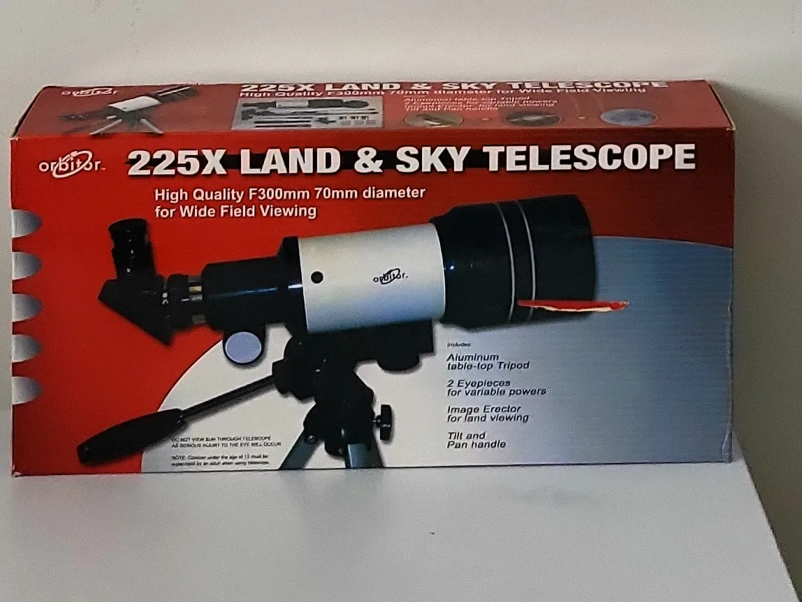 Orbitdr. 225X Land & Sky Telescope image indicator(4)