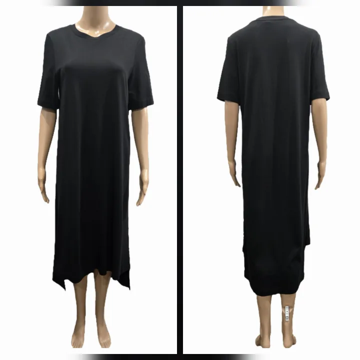 COS High-Low T-Shirt Dress  Size Relaxed-Fit S/M image indicator(3)