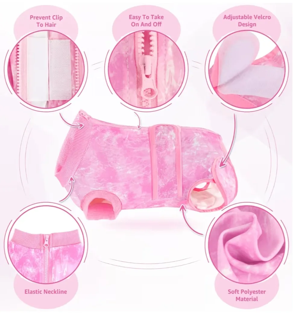 Pink Dog recovery suit - Size L image indicator(5)