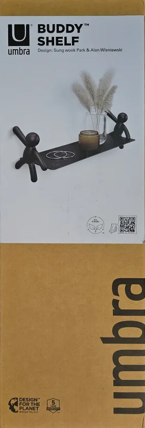 Brand New Umbra Buddy Shelf - black image indicator(2)