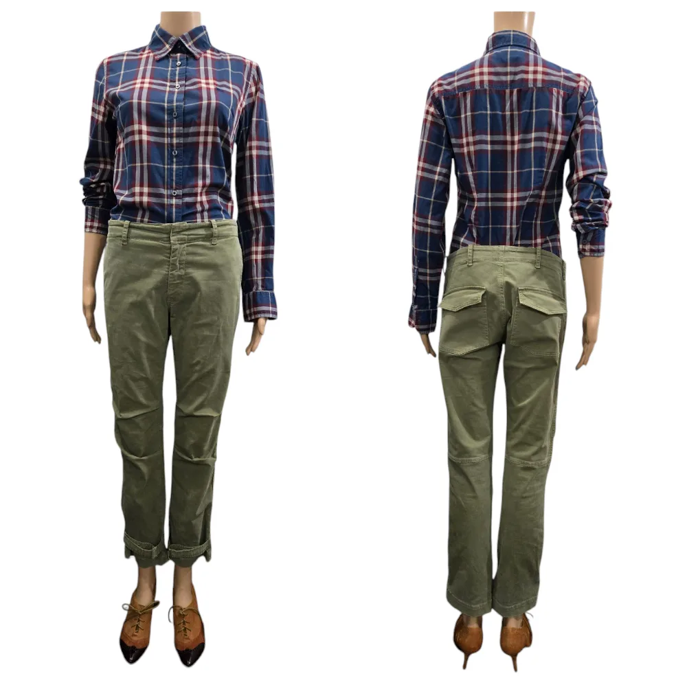 Nili Lotan Mid-Rise Straight Leg Ankle Pants Size 4 image indicator(3)