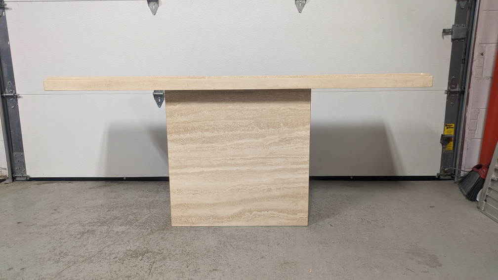Travertine Stone Console Table