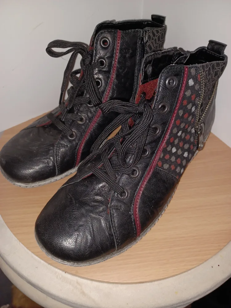 Remonte Boot Style Ladies Leather Shoes thumbnail