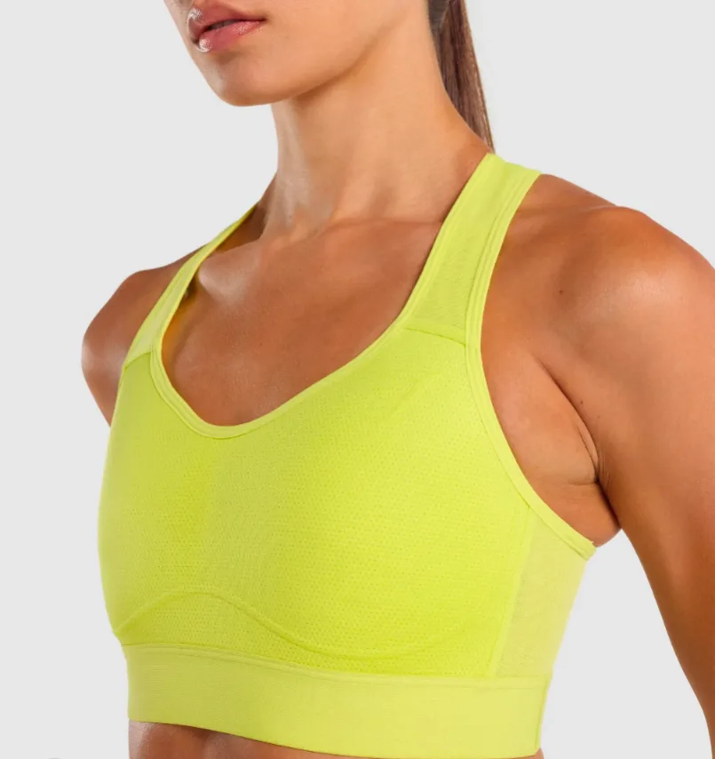 Gymshark Training Sports Bra - Yellow, Size Unknown thumbnail