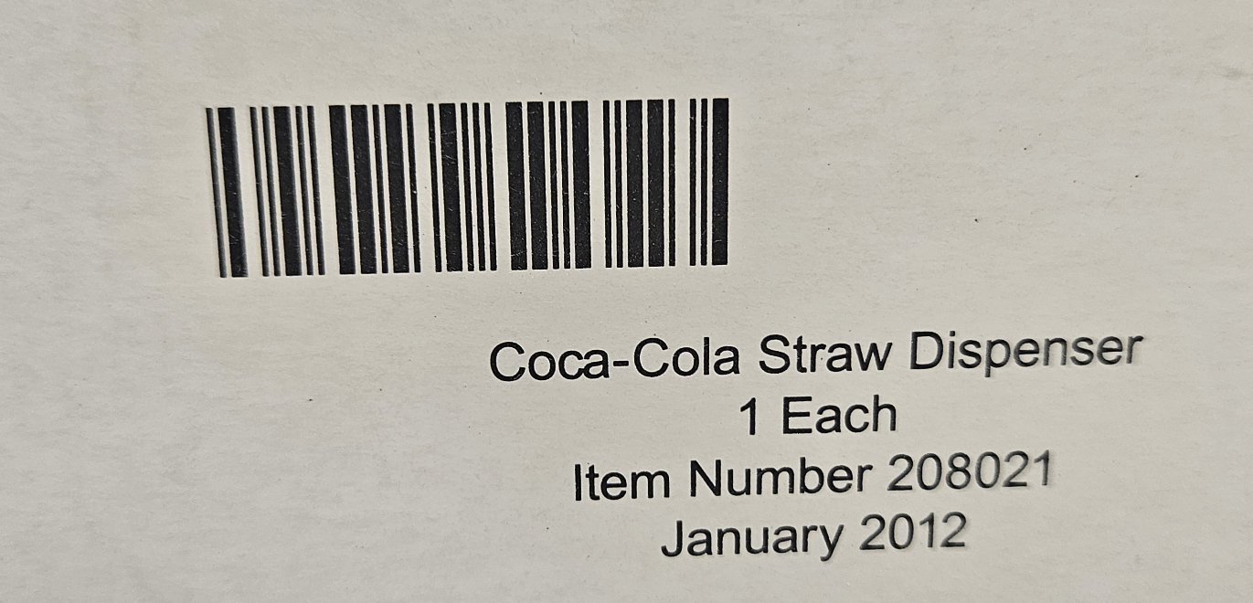 Coca Cola straw dispenser - brand new - photo 5
