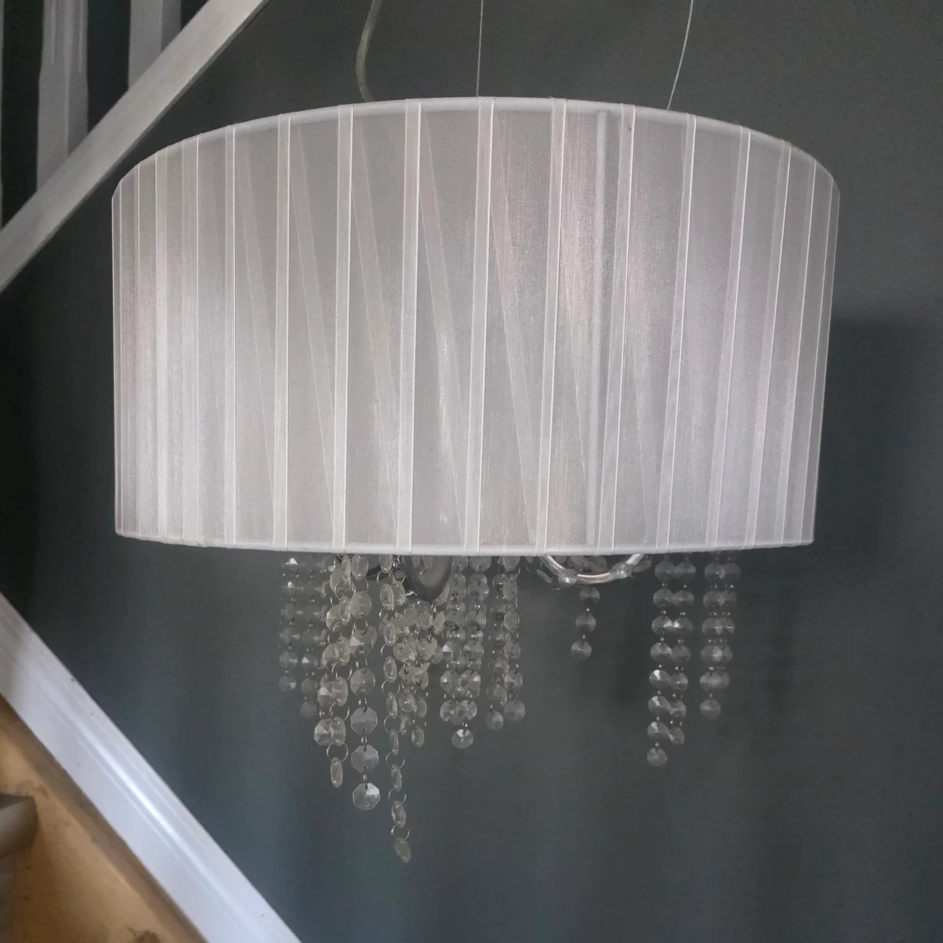 Elegant White Chandelier thumbnail