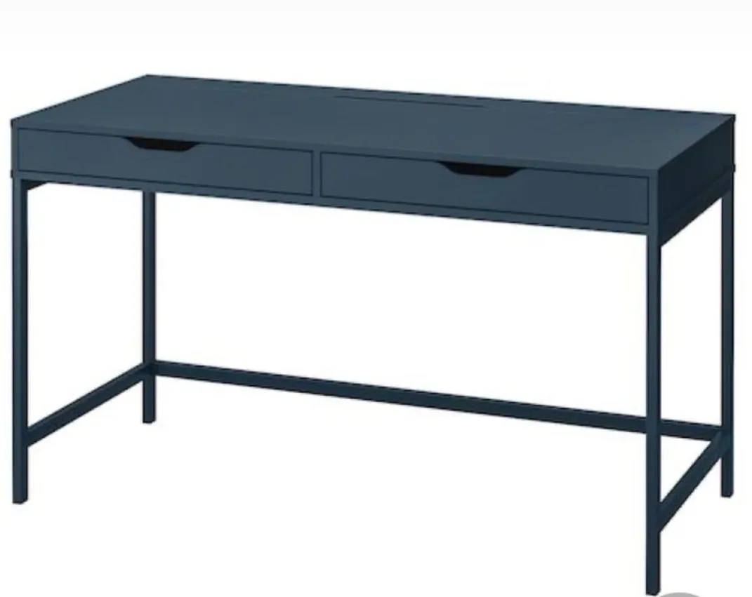 Alex Ikea Dark Blue Desk thumbnail