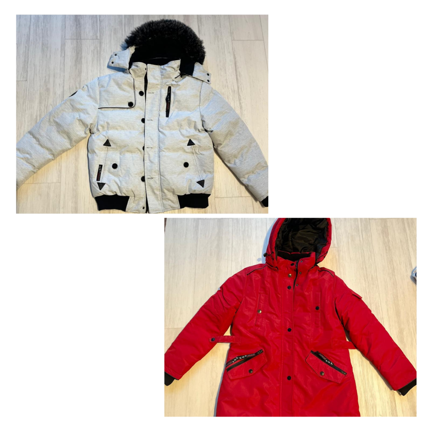 combo of men & women Winter Jackets with Hood and Fur