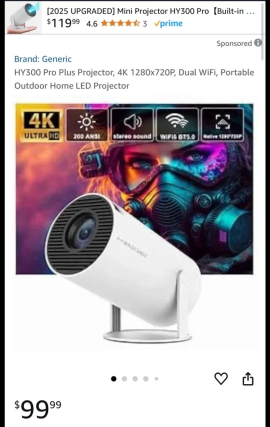 Magcubic HY300 Home Projector thumbnail